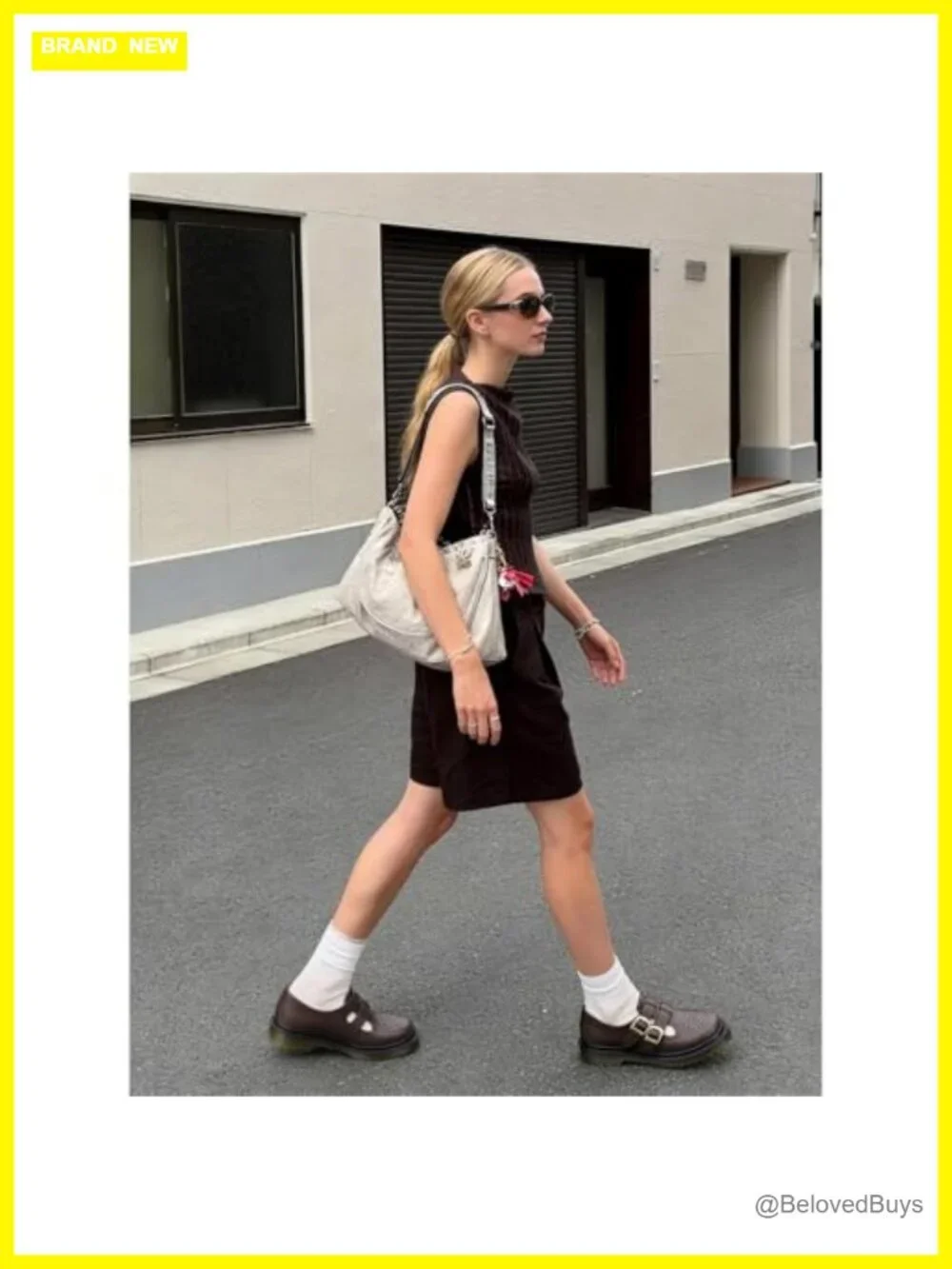 Chunky Platform Mary Jane Loafers with Double Buckle Straps Faux Leather